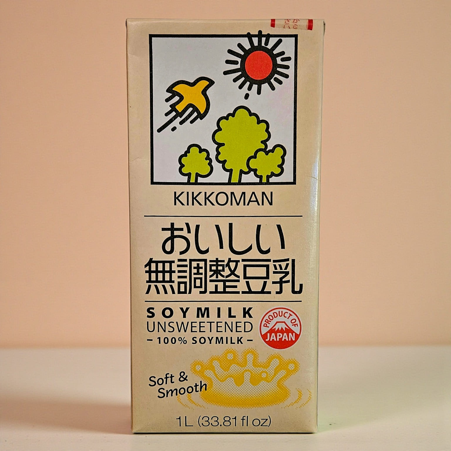 Kikkoman Soymilk - Unsweetened 100% Soymilk 33.81 fl.oz
