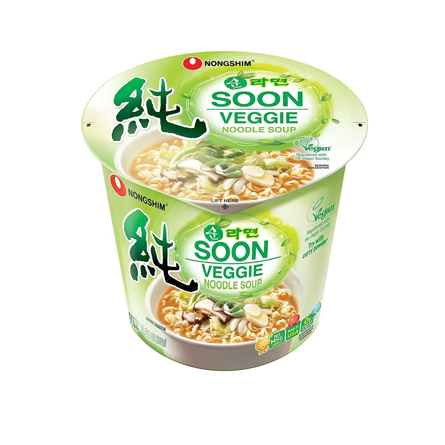 Nongshim 베지 컵 누들 1 개