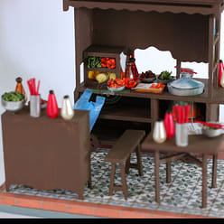 Vintage Vietnamese Noodle Shop DIY Kit 1 box