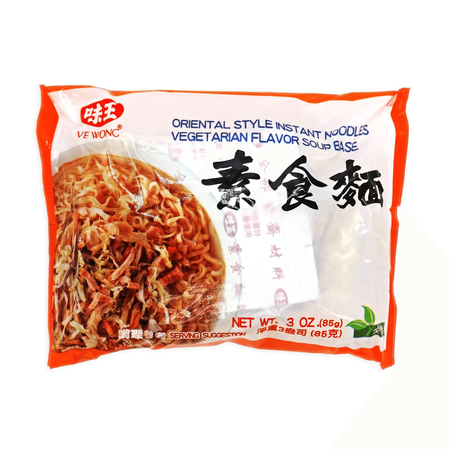 Ve Wong Instant Noodles - Vegetarian Flavor Soup Base 1 개