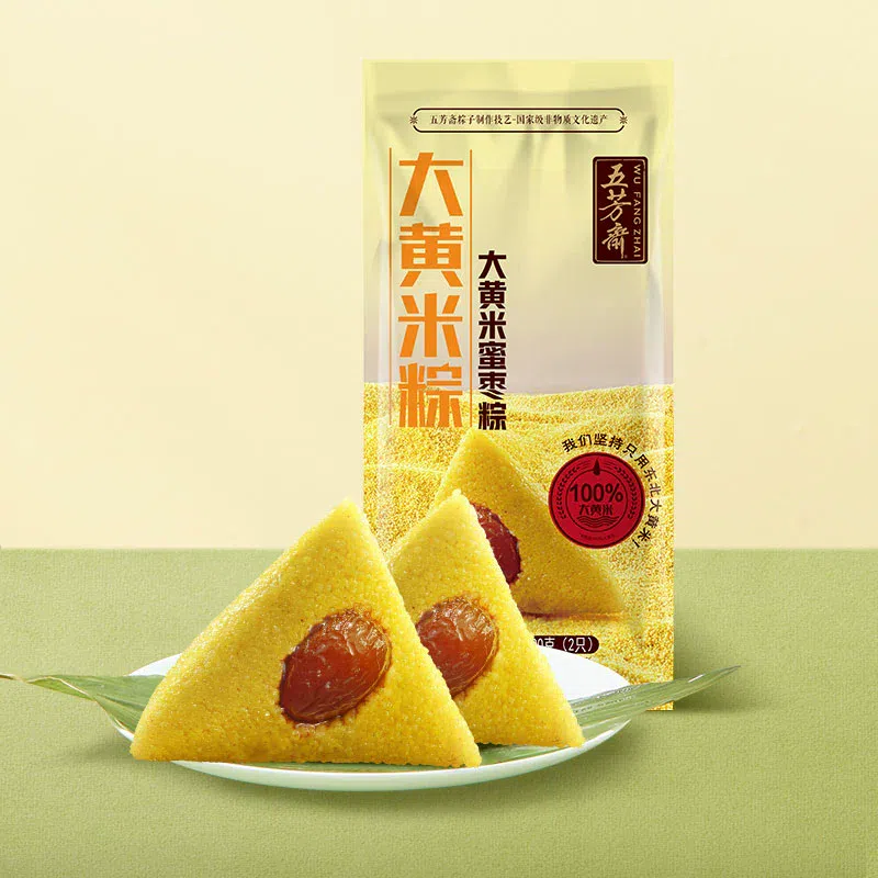Zongzi big yellow rice * 100g 2 pieces 100 그램