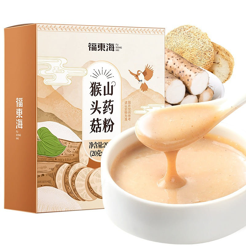 【福東海出品】猴頭菇山藥粉 雜糧米稀營養早餐 即食代餐 營養美味200g/盒 200 克