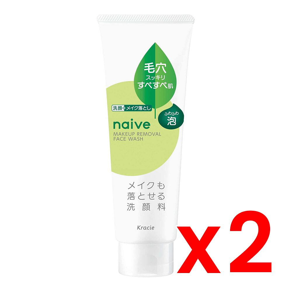 Naive Facial Cleanser Foam Pore Clearx2 180 g