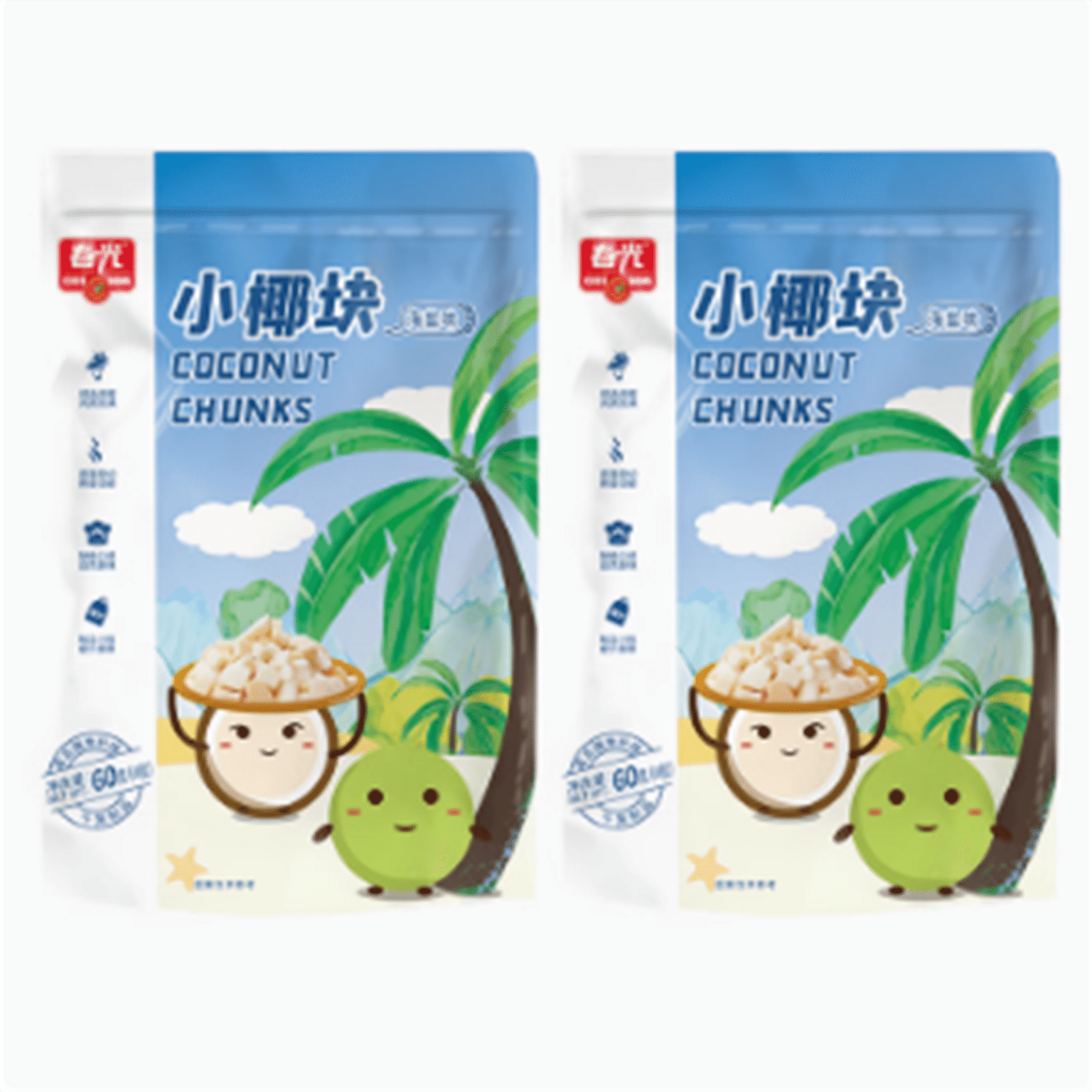 Hainan coconut chunks 120 그램
