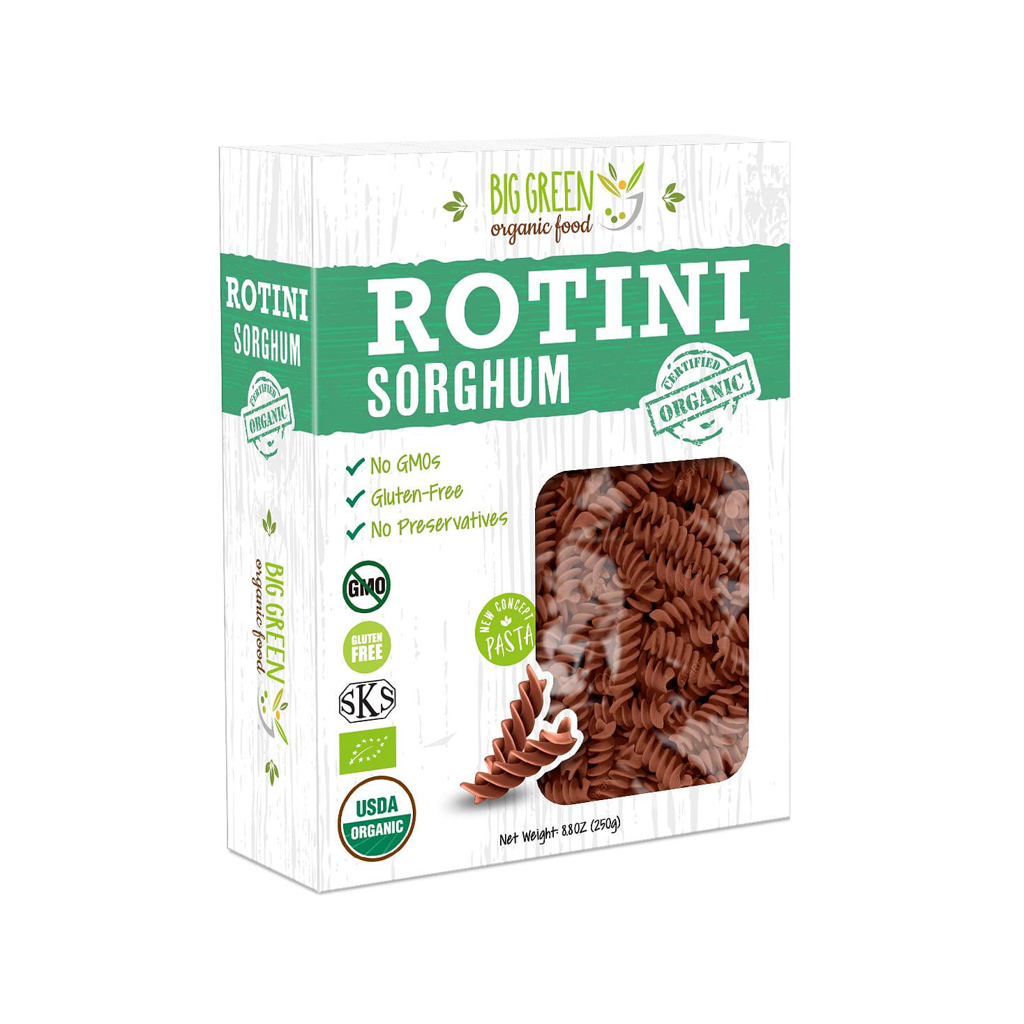 New Concept Organic Sorghum Rotini 8.8 온스