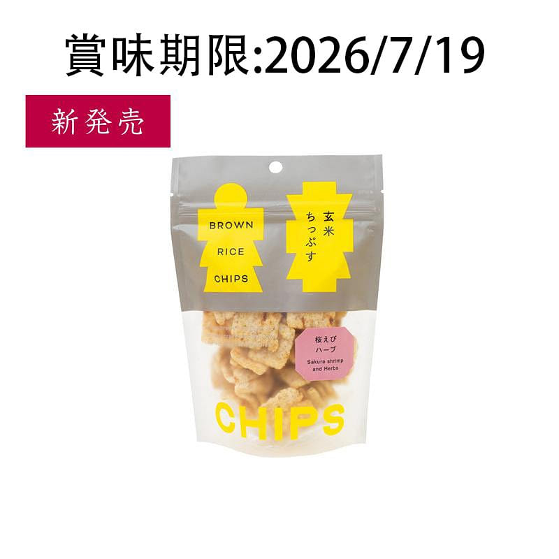 Chuoken Sakura Shrimp Vanilla Brown Rice Flakes 1 each
