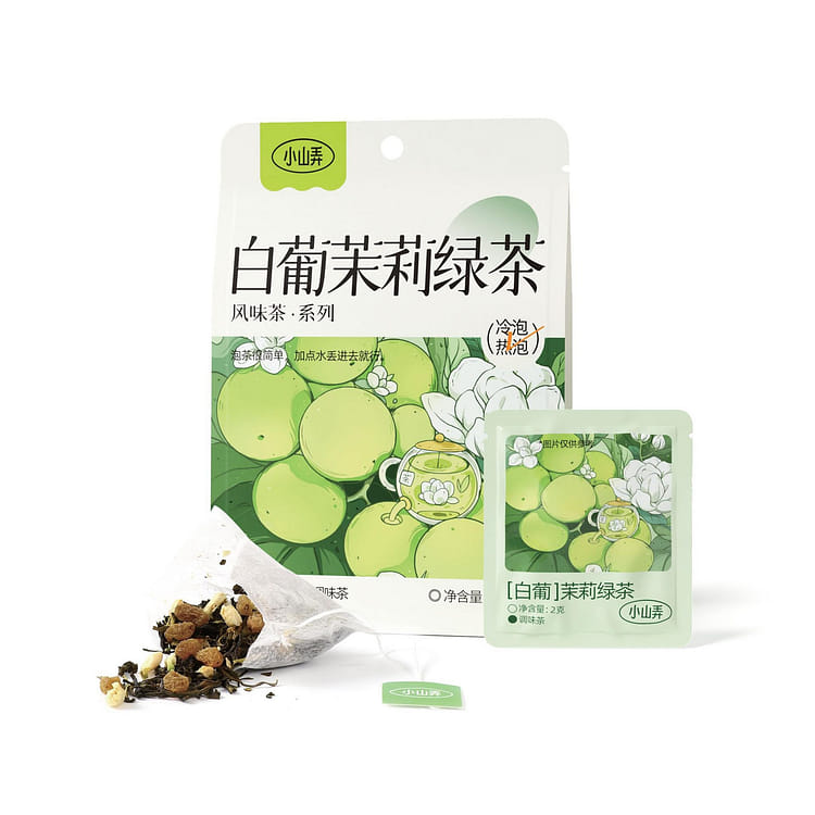 Get White Grape Jasmine Green Tea 7pcs Fruit tea Delivered