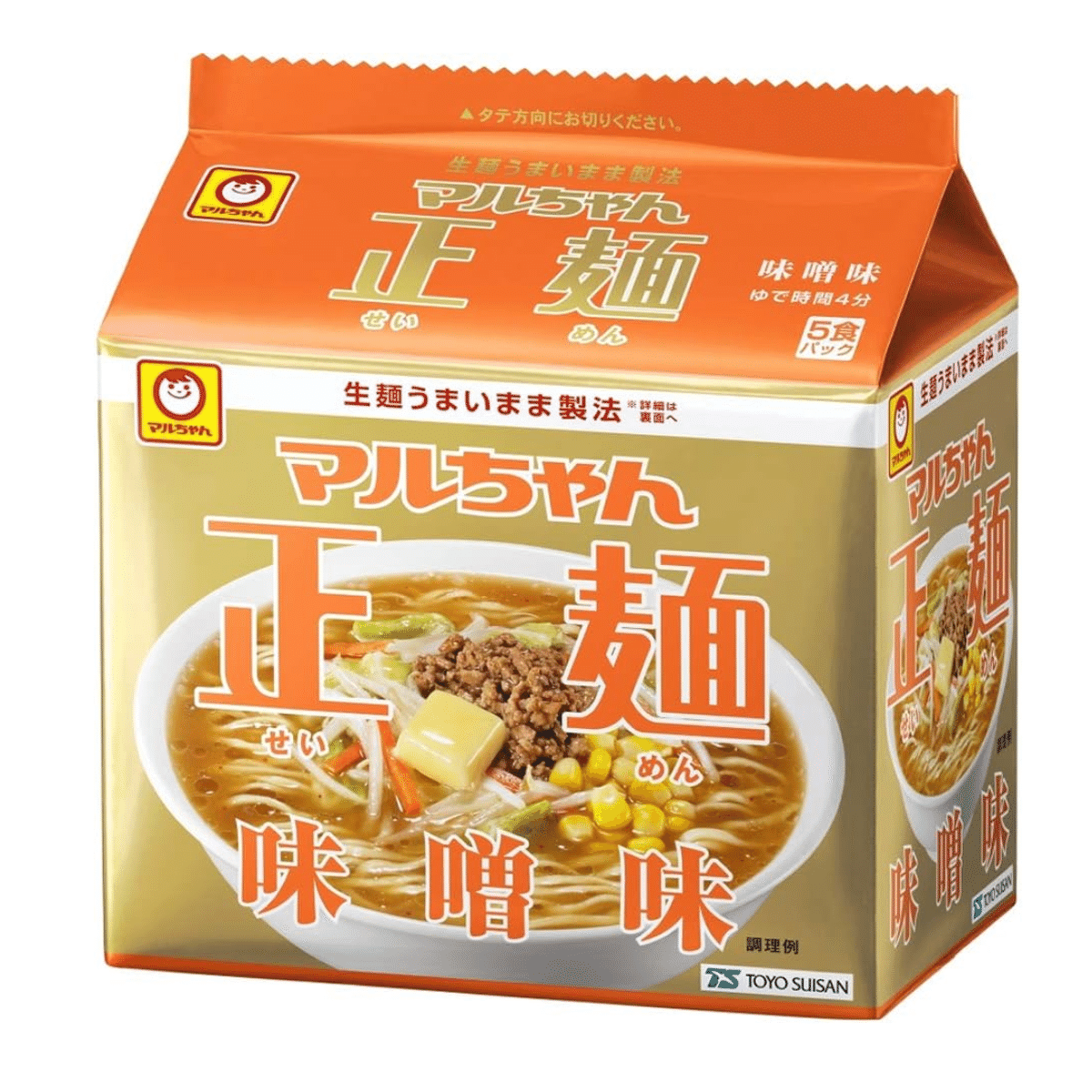 Maruchan 生面味噌味 5餐包 (540g) 1 把