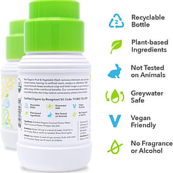 Rain Organic fruit and vegetable wash (concentrate) 19.6 fl.oz 19.6 fl.oz