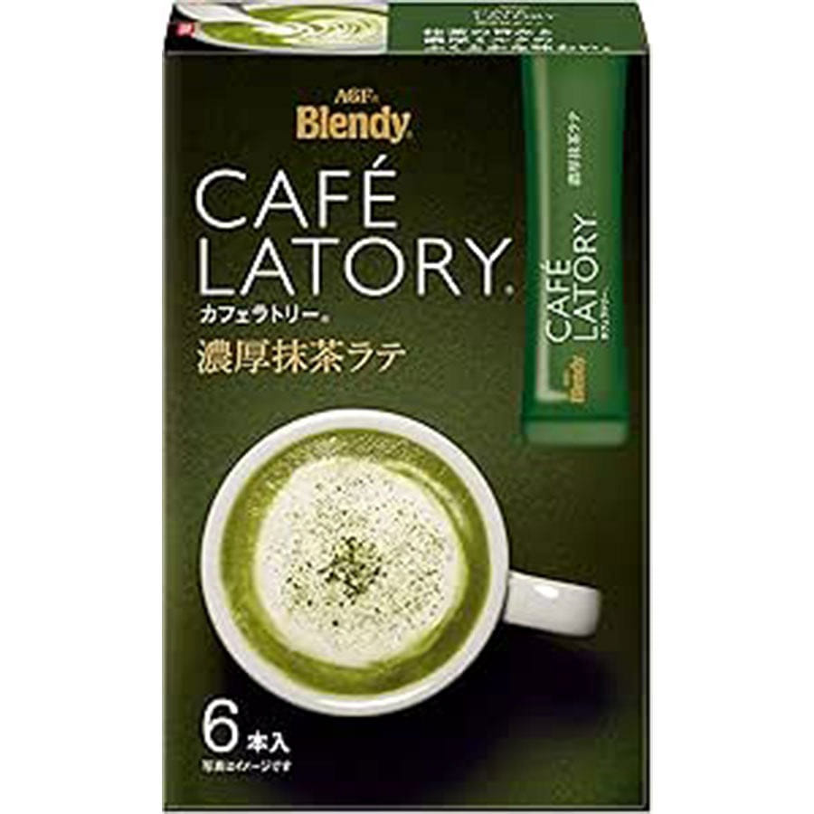 AGF Blendy Cafe latory Matcha Latte 6 Bottles 1 케이스