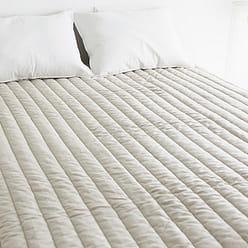 mumooroom 포근포근 극세사 매트리스 고무줄 패드 - Grey (US Queen) 1 개