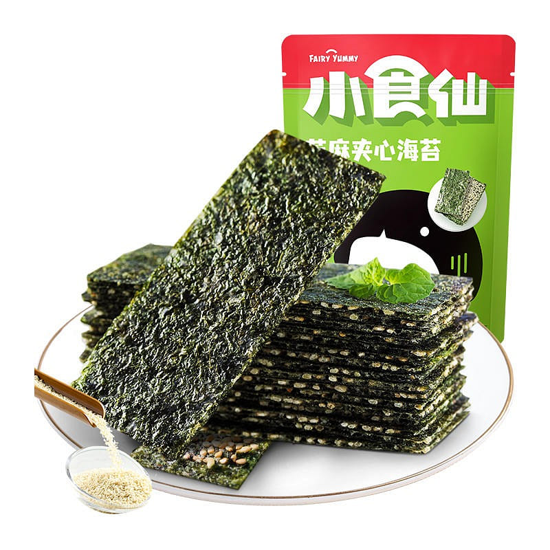 Liangpin Puzi sesame sandwich seaweed 35 グラム