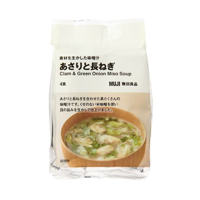 無印良品蛤蜊蔥味噌湯(4人份) 1 份