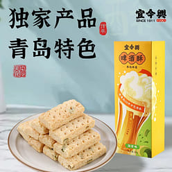 宜今兴海虾味啤酒酥青岛特产茶点心休闲零食160g 160 克