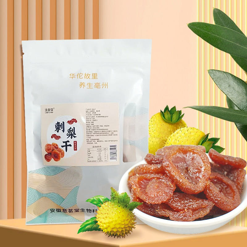 Dried prickly pear, Guizhou specialty fruit, dried snacks, preserved fruit 100 กรัม