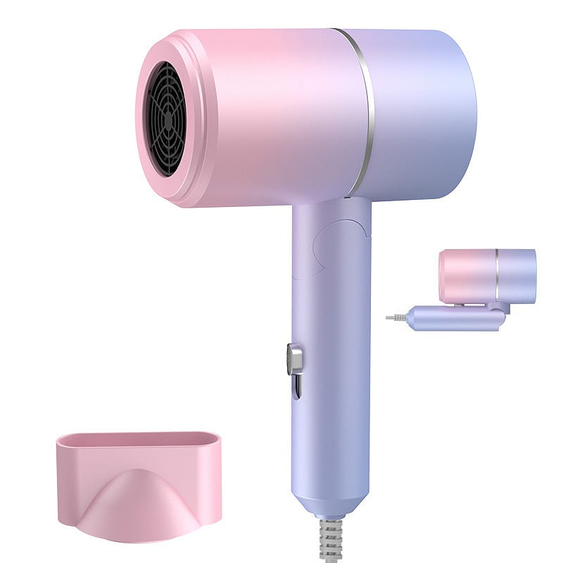Foldable hair dryer Household negative ion protection generator hair dryer 1 케이스