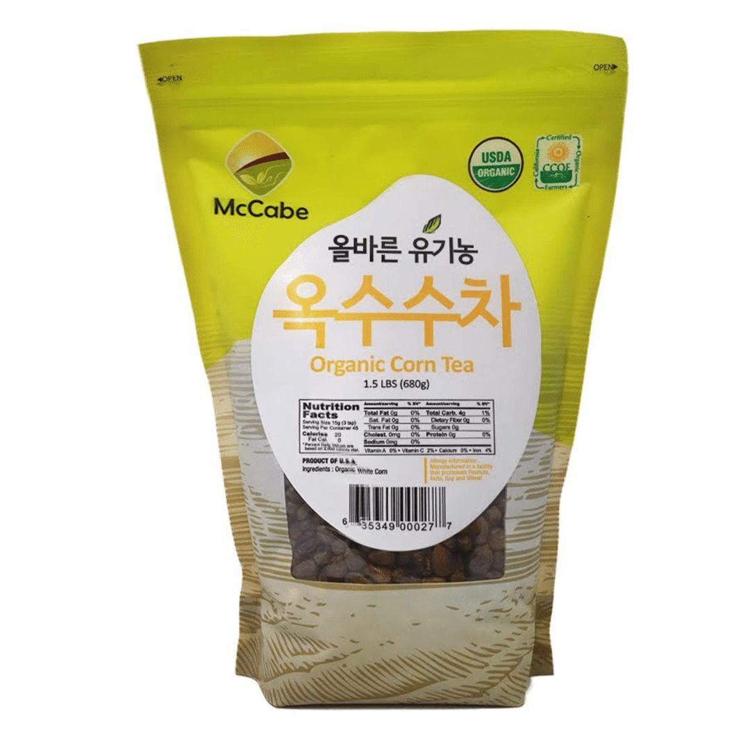 McCabe Organic Corn Tea - Roasted Corn Tea | USDA and CCOF Certified 1.5 파운드