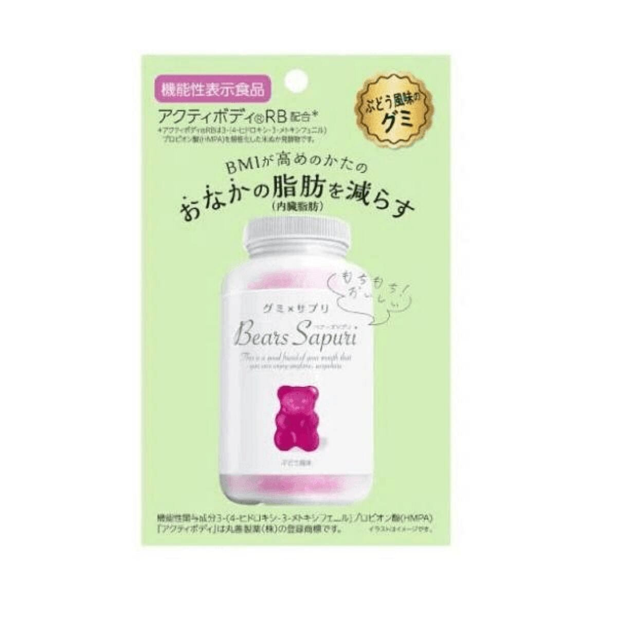Bear Sapuri Dietary Supplemental Gummy Grape 60 그램