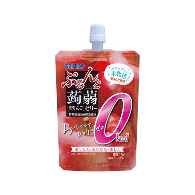Orihiro Jelly Standing 0 Kcal Apple 130g 1 개