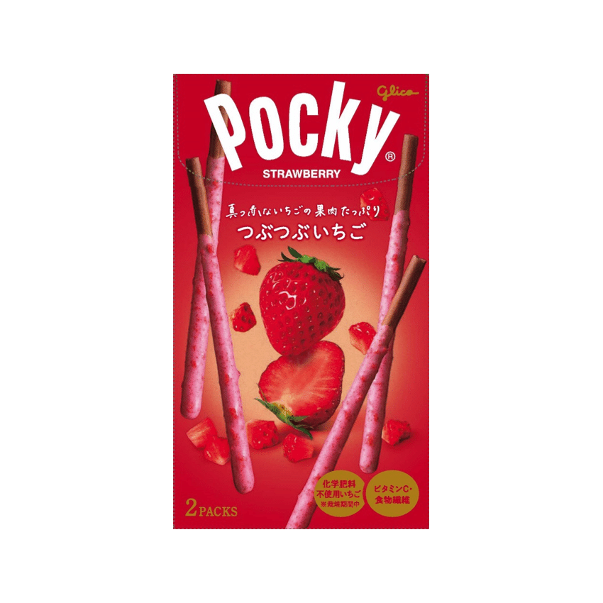 Glico格力高 草莓味Pocky餅乾 2袋 1 份