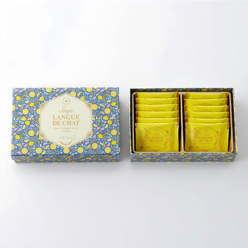 Saqu LANGUE Lemon Langue de Chat (White Chocolate) 12 개