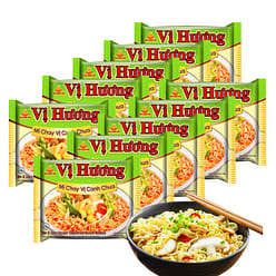Vi Huong Vegetarian Sour Soup Ramen Noodles 10ct 2.24 oz