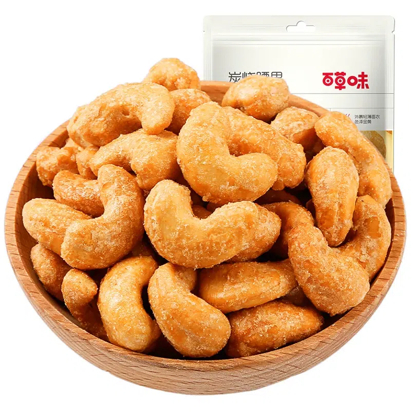 BE & Cheery Nuts  Charcoal-Roasted Cashews 100 그램