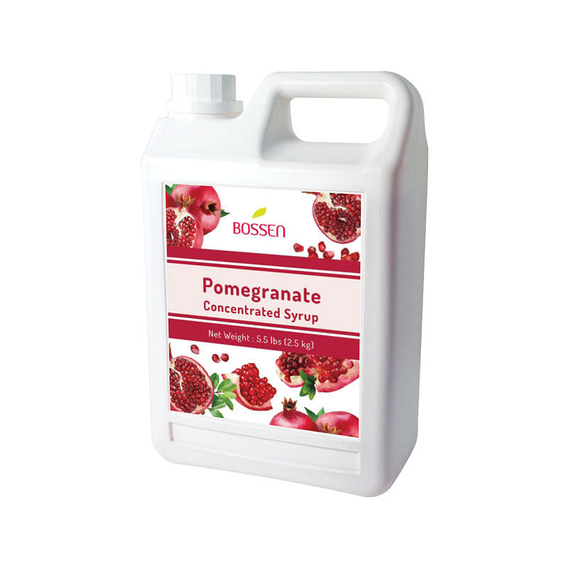 Bossen Pomegranate Syrup 5.5 lb Bottle 5.5 파운드