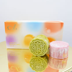 Matcha & Purple Yam Snow Skin Mooncakes 2 count