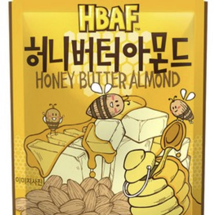 HBAF Honey Butter Almond 40g 1 カウント