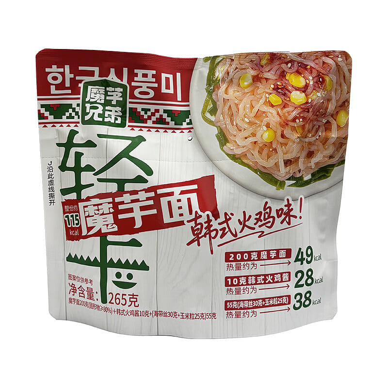 곤약브라더스 불닭맛 곤약면 265g 개봉즉식 저칼로리 265 그램