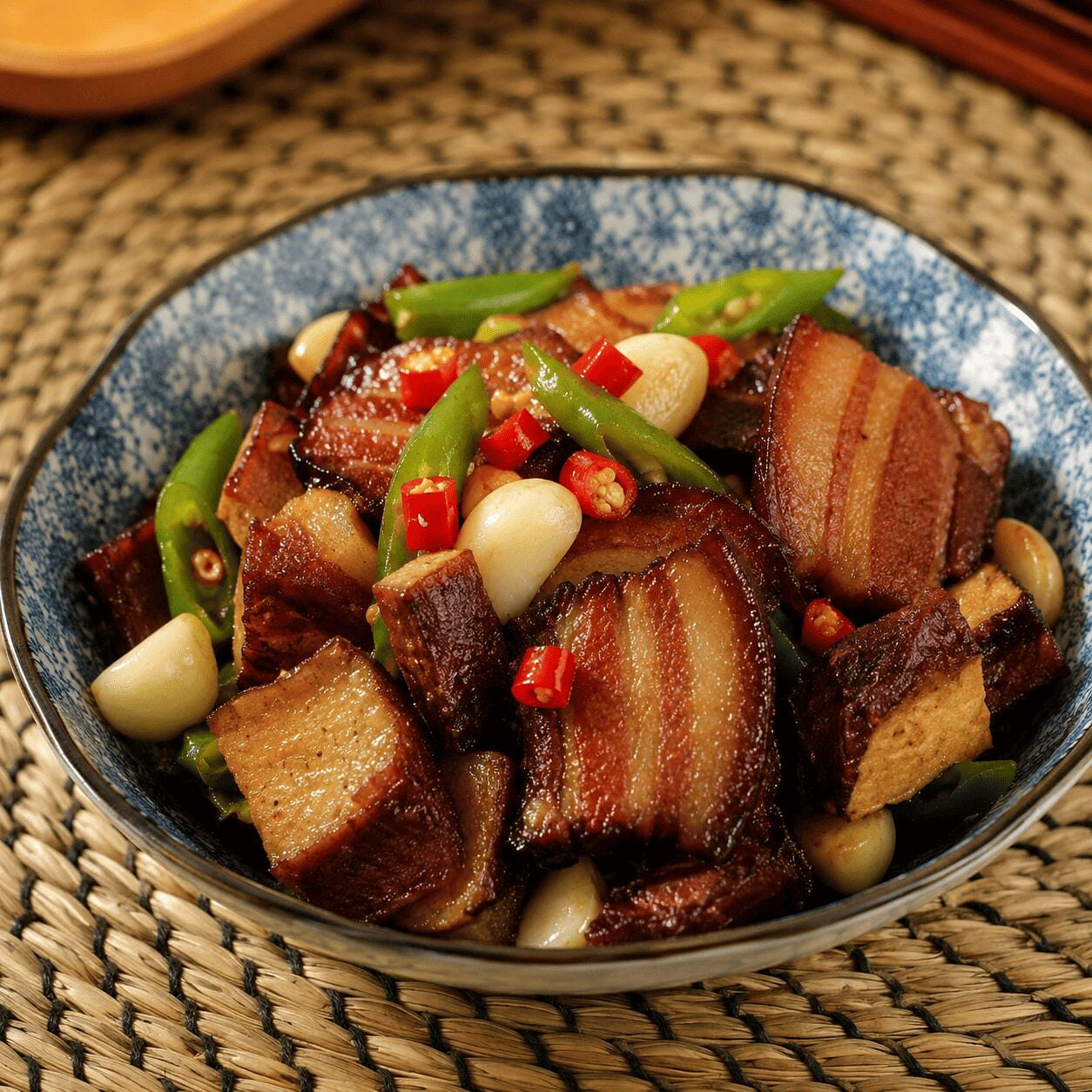 Smoked Bacon with Stir-Fried Dried Tofu Skin 450 g