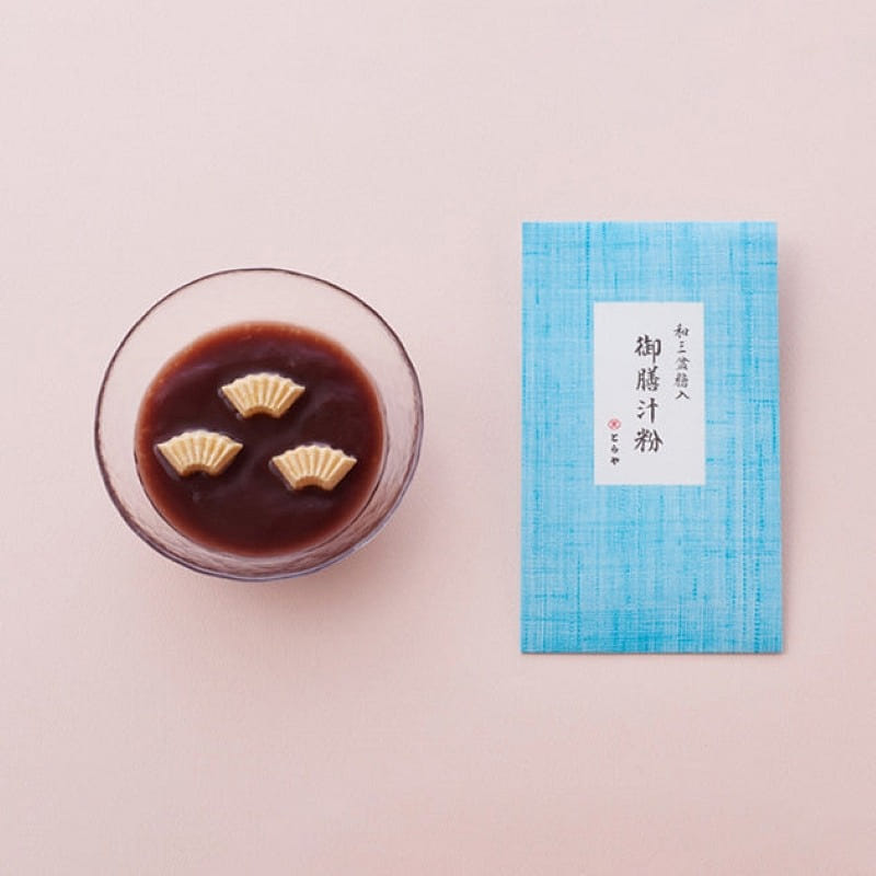 「日本直送」とらや 和三盆糖入 お汁粉 御膳汁粉(夏)151g 1 個