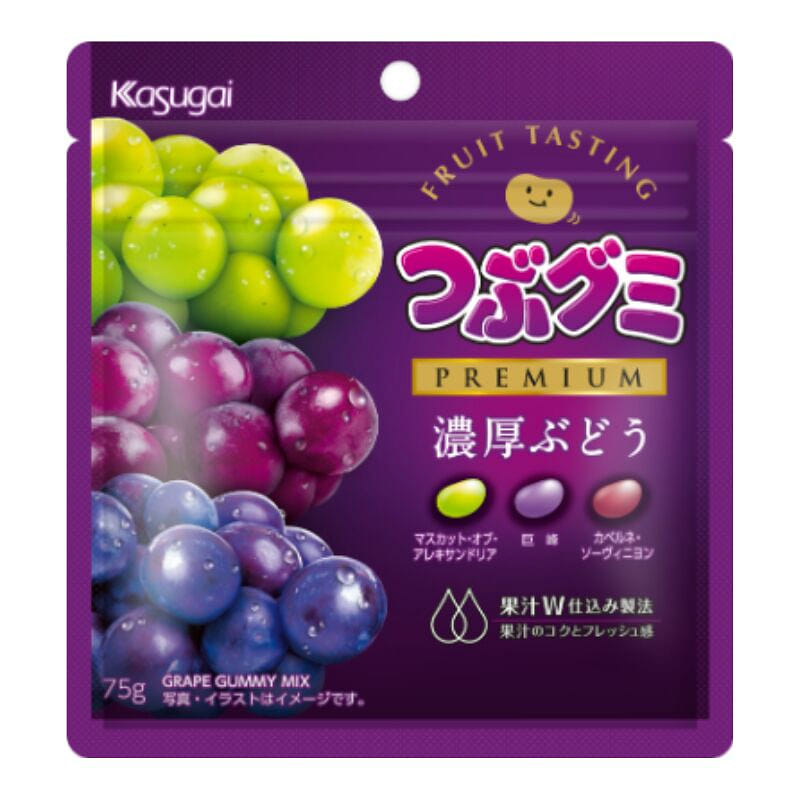 Kasugai 3 Kinds Of Rich Grape Flavor Soft Candy 75 1 개