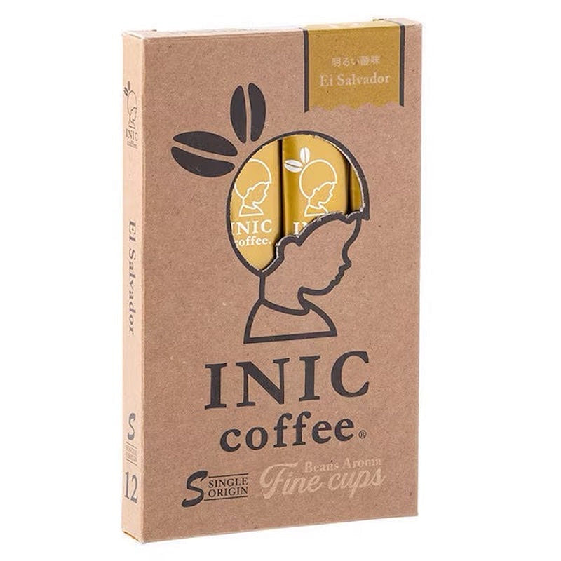 INIC coffee Beans Aroma Finecups El Salvador 12P 1 each