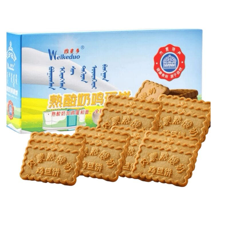 Victor Inner Mongolia Cooked Yogurt Egg Biscuit 1 220 g