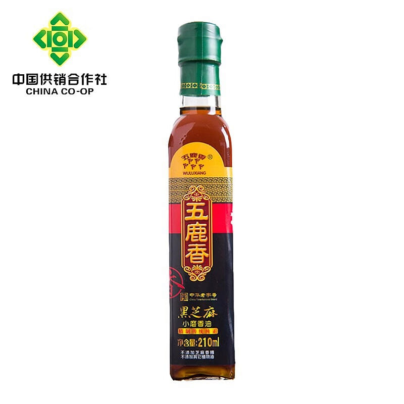 五鹿香(WULUXIANG) 【河北特产馆】五鹿香 黑芝麻小磨香油210ml 大名府香油 邯郸特产 1 份