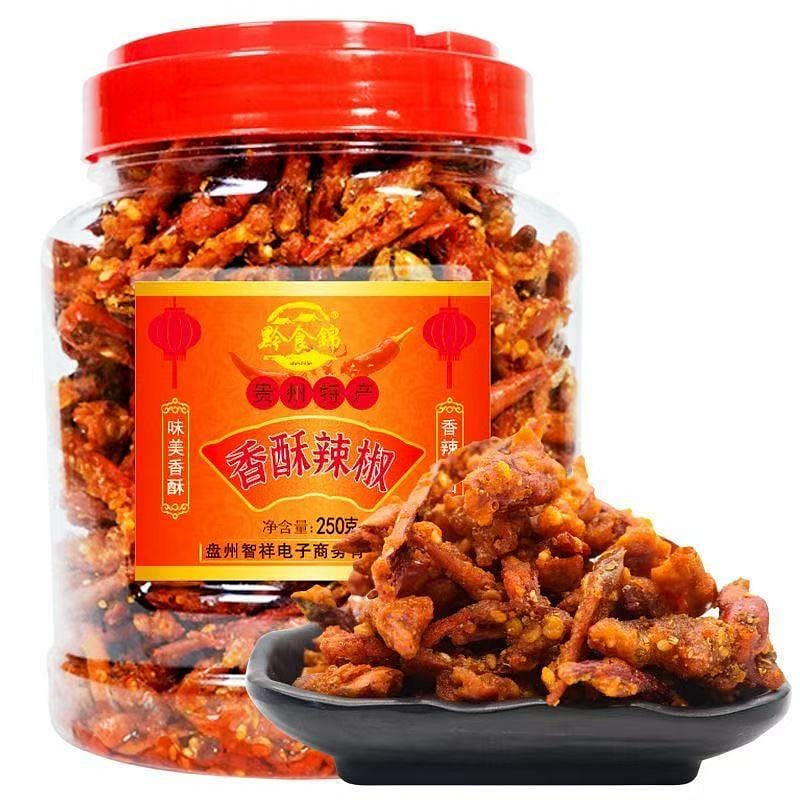 黔食锦 贵州特产香辣脆250g*1瓶 1 瓶