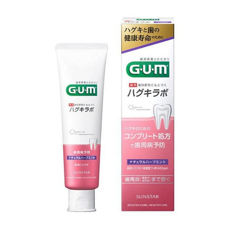 Gum Hug Kirabo Dental Paste Natural Herb Mint 85g 1 개