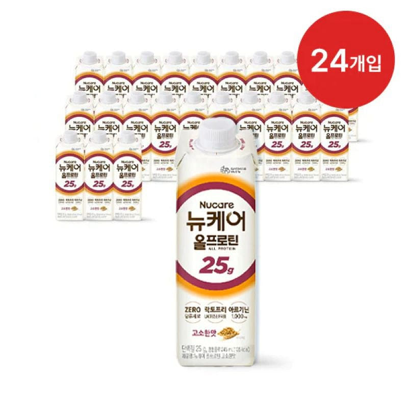 [묶음상품] 뉴케어 올프로틴 - 고소한맛 (245ml x 24개입) 245 밀리리터