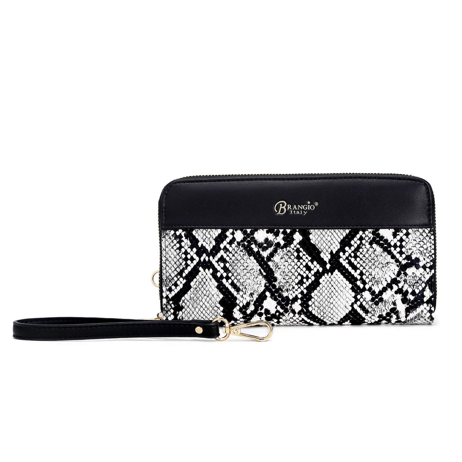 Serpa Vegan Leather Handmade Wristlet Wallet [RAW8268-BK] 1 個