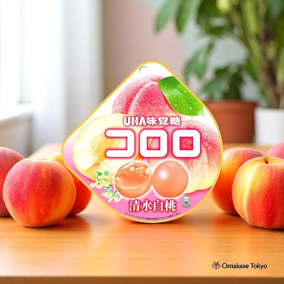 UHA Mikakuto Kororo Shimizu White Peach, 40g x 6 240 g