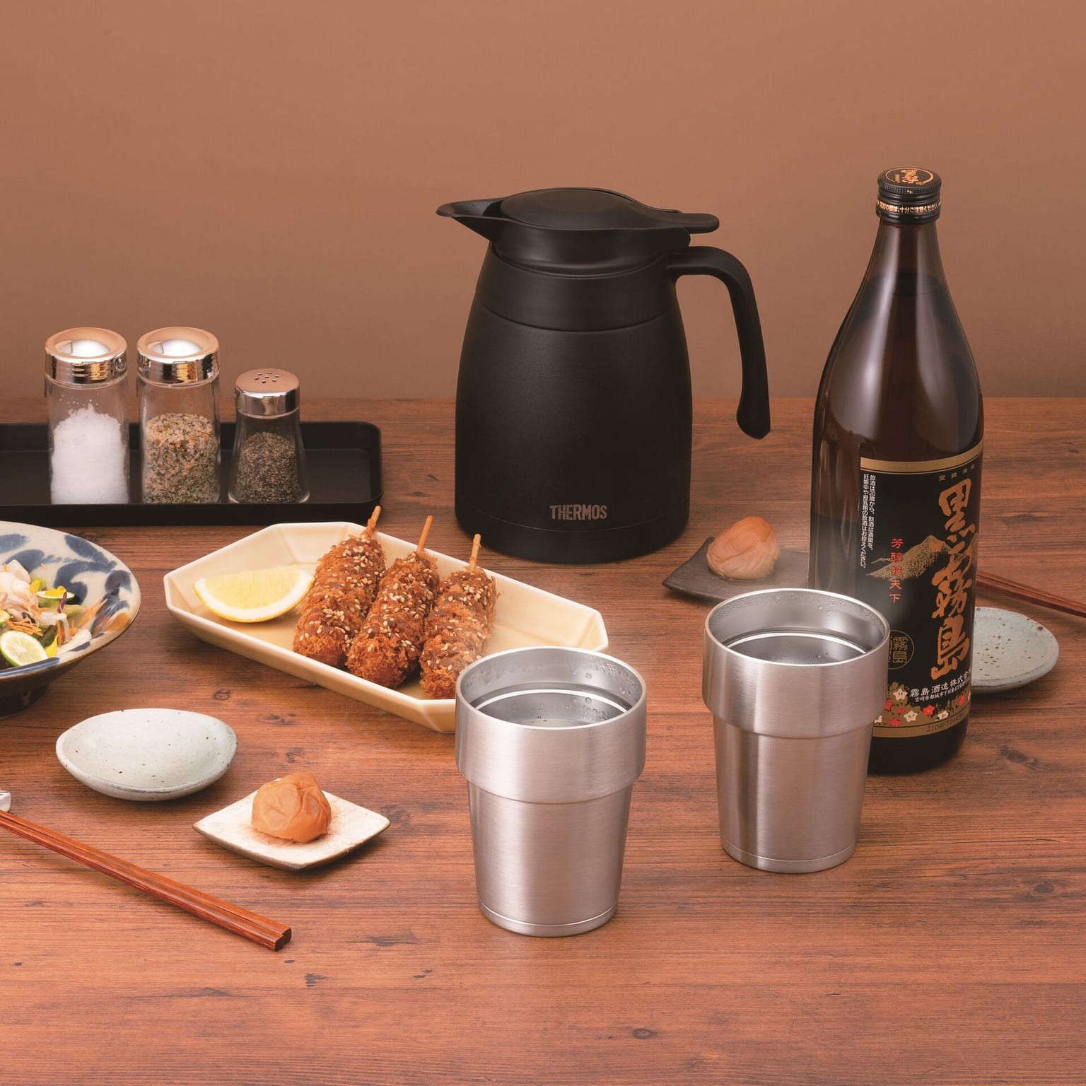 Home Party, Camping, Stainless Tumbler, THERMOS from Japan, JDX-380, 1pc, 380cc 1 ส่วน
