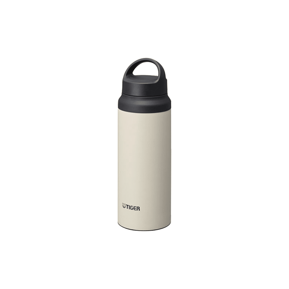 TIGER Simple Lightweight Stainless Steel Vacuum Insulated Mug Arctic Wolf White 600ml