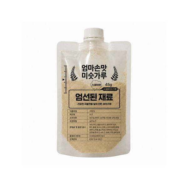 당제로 스테비아 미숫가루 파우치 - 오리지널 45g 45 그램