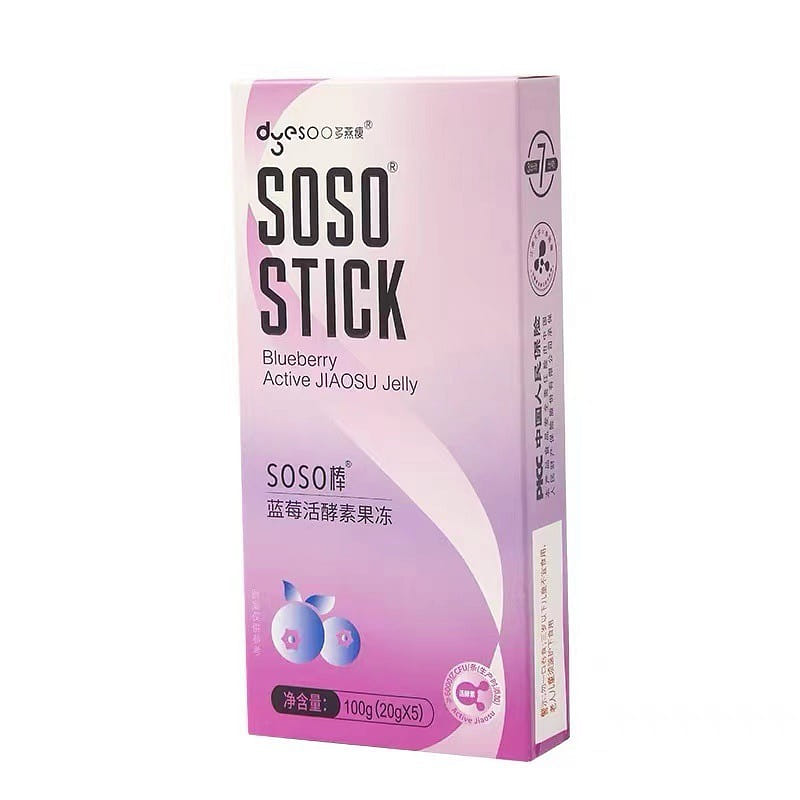 Doyan Slim SoSo Stick Blueberry Jelly 20g*5pcs 1 กล่อง