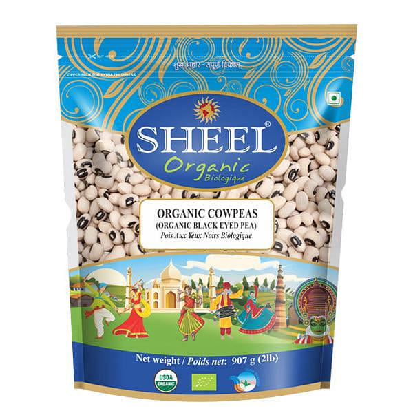 Organic Cowpeas / Black Eyed Peas - 2 Lb (907g) 1 份