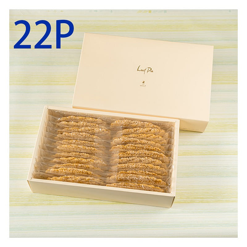 GINZA WEST Coconut Leaf Pie 22 pcs 1 케이스