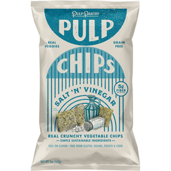 Salt n Vinegar Pulp Chips | 6-Pack (6, 5oz) 5 oz