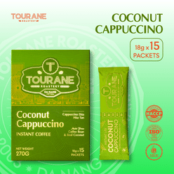 Tourane Instant Coffee Coconut Cappuccino Premium 270 g